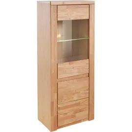 OTTO home Vitrine Burani 60 x 35 x 145 cm Braun