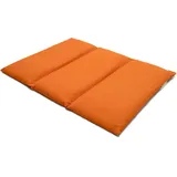 Traubenkernkissen groß 40x30cm - 3-Kammer - orange - Wärmekissen - Körnerkissen