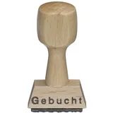 kompatible Ware Textstempel Gebucht Holz 1 St.
