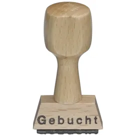kompatible Ware Textstempel Gebucht Holz 1 St.