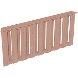 Brüstungsgeländer SKANHOLZ "Deckelschalung", beige (natur), H:84cm L:180cm, Geländer