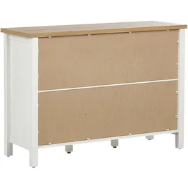 Beliani Atoca 113 x 81 x 39 cm Cremeweiß