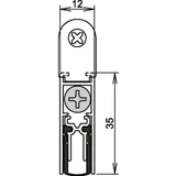 ATHMER Türdichtung Doppeldicht M-12/35 1-392 1-s.L.1083mm Alu.silberf.HLT