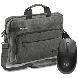 PEDEA Notebooktasche "URBAN-NICE", 15,6 grau