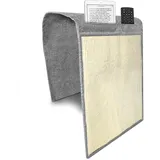 Navaris Katzen Kratzmatte Kratzschutz Sofa - mit 2 Fächern - 128 x 45 cm Sisal Kratzteppich für Katze - Couch Katzenkratzmatte - auch für Hunde