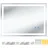 Tectake tectake® Rechteckiger LED Spiegel mit Beleuchtung Led mit Beleuchtung Wandspiegel Badezimmerspiegel rahmenloses Design in 3 Lichtfarben Dimmbar