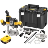 DeWalt, Fräse, DCW 620 NT Akku Oberfräse 18 V 12 mm Brushless + 1x Akku 5,0 Ah + TSTAK - ohne Ladegerät (Oberfräse)