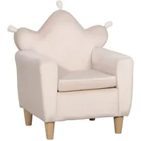 Homcom Kindersessel, Kindersofa, Spielsofa für Kinder, Kinderstuhl für Kinder 3-7 Jahre, Kindermöbel für Kinderzimmer, Spielzimmer, 50 x 42 x 58 cm, Hellrosa