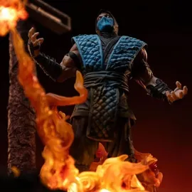 Iron Studios Mortal Kombat Deluxe Art Scale Figur Scorpion Fatality 27 cm