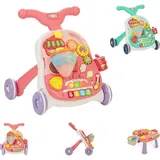 KIKKABOO Lauflernwagen 2 in 1 Candy Party