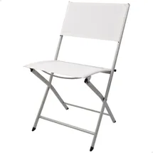 Aktive 61109 Gartenstuhl 46 x 55 x 81 cm weiß klappbar