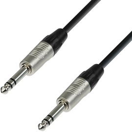 Adam Hall Cables Adam Hall K4 BVV 0090 Mikrofonkabel REAN 6, 3 mm Klinke stereo auf 6, 3 mm Klinke stereo 0, 9 m