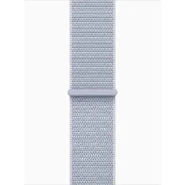 Apple Watch Series 10 GPS + Cellular 46 mm Aluminiumgehäuse silber Sport Loop Blaue Wolke