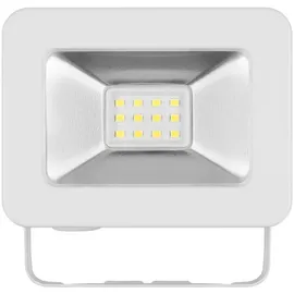 goobay LED-Außenstrahler, 10 W mit 850 lm, neutralweißem Licht (4000 K) und M16-Kabelverschraubung, weiß -