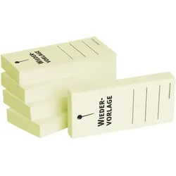Haftnotiz Wiedervorlage 75x35mm 5Bk
