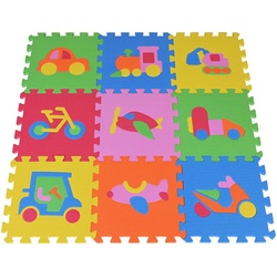 Knorrtoys® Puzzle Verkehr, 10 Puzzleteile, Puzzlematte, Bodenpuzzle bunt