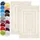NatureMark 2er Pack Badvorleger Badematte | Premium Qualität | 100% Baumwolle | 50 x 80 cm | Duschvorleger Duschmatte Doppelpack | Farbe: Natur/Creme