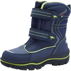 Winterstiefel »K-Leno V Roostex«, Snowboots, Winterboots, Winterschuhe, wasserdicht mit Klettverschluss, Gr. 40, navy-lime, , 71683321-40