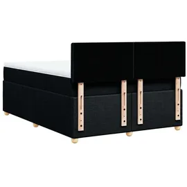 vidaXL Boxspringbett 140 x 200 cm Schwarz