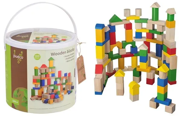 Wooden blocks 100 pcs