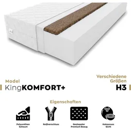 king matratzen KingKOMFORT PLUS 160 x 200 cm H3/H4