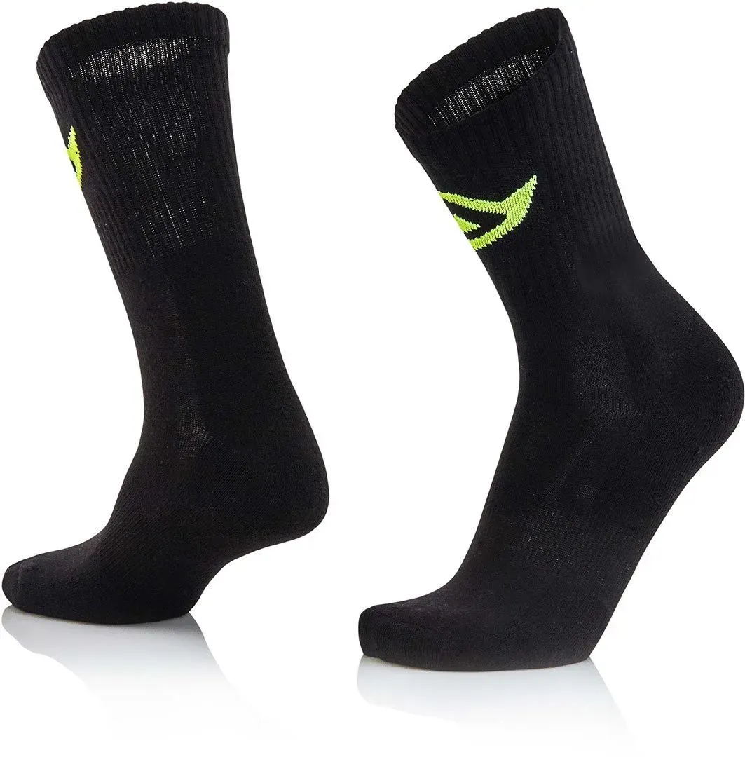 Acerbis Cotton Socken, schwarz, Größe 45 46 47 für Männer