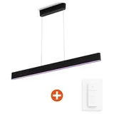 Philips Hue White & Color Ambiance Ensis Pendelleuchte sw, inkl. Dimmschalter V2