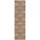 KADIMA DESIGN Juteteppich mit floralem Muster, handgewebt, naturfarben - "Jed". 60x230 cm Kadima Design