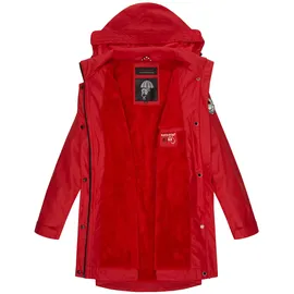 Navahoo Funktionsmantel »Regenjacke Deike rot