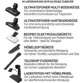 AEG HYGIENIC 5000 AS52H212XN Stielsauger, Akkubetrieb, 21,6 Volt