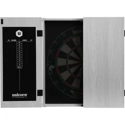 Unicorn Maestro Grey Dartboard Cabinet EINHEITSGRÖSSE