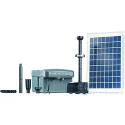 Heissner Solar-Teichpumpen-Set 750 l/h mit LED (SP760-L)