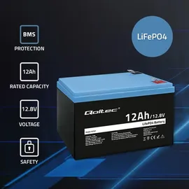 Qoltec LiFePO4 12Ah 12V