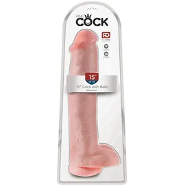 KING COCK mit Hoden 38 cm,