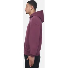 dropsize HEAVY OVERSIZE EMBO HOODIE - Rot