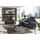 Hukla Couch Leder 3-Sitzer Blau