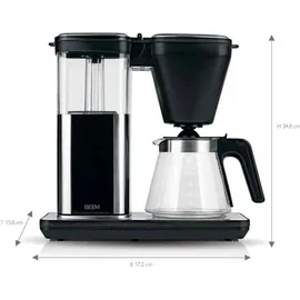 BEEM 02275 Kaffeemaschine schwarz/silber