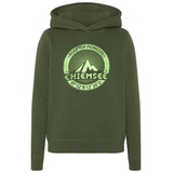 Chiemsee Hoodie mit Label-Mountain-Print dunkelgrün 122-128 cm 7-8J