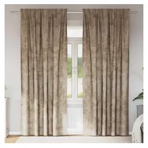 vidaXL Vorhang, Samtvorhänge 140 cm Samt