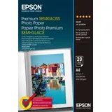 Epson Premium Semigloss Photo Paper A4 seidenmatt 251 g/qm 20 Blatt