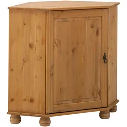 Kommode HOME AFFAIRE "Finca", beige (natur gebeizt, gewachst), B:90cm H:80cm T:50cm, Massivholz, Sideboards, Eckkommode