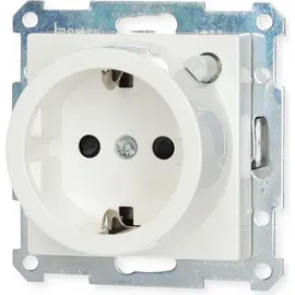 Merten FI-Steckdose Unterputz polarweiß glänzend 1 St.