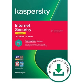 Kaspersky Lab Internet Security 2019 UPG 10 Geräte 2 Jahre ESD Win Mac Android iOS