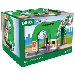 BRIO® WORLD Großer Hauptbahnhof mit Ticketautomat 33649