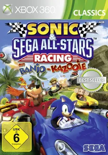 Sonic & Sega All-Stars Racing mit Banjo-Kazooie - Classics [für Xbox 360] (Neu differenzbesteuert)