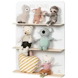 Musterkind Kinderregal Wall of Friends 10 x 80 x 58 cm Holz weiß