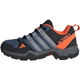 adidas Terrex AX2R Hiking Shoes Sneaker, Wonder Steel/Grey Three/Impact orange, 35 EU