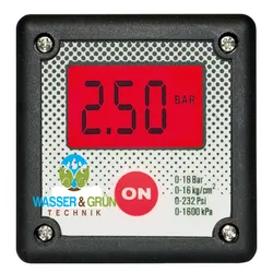 Manometer digital max. 16 bar mit Außengewinde DN6 1/8" AG, digitales Manometer