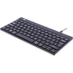 R-GO Tools Compact Break (RGOCOUKWDBL) Kabelgebunden Tastatur UK-Englisch, QWERTY, Windows® Schwarz