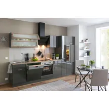 kochstation Küchenzeile KS-Utah 310 cm grau